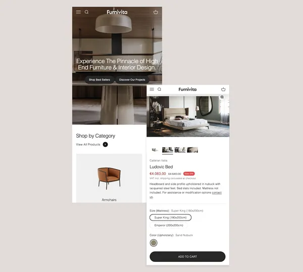 Furniture store furnivita.com